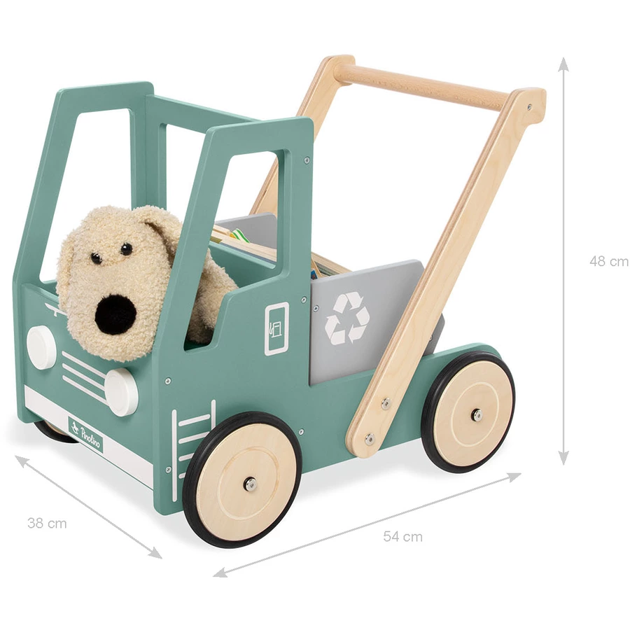 Pinolino Lauflernwagen Kipplaster Fred, grün