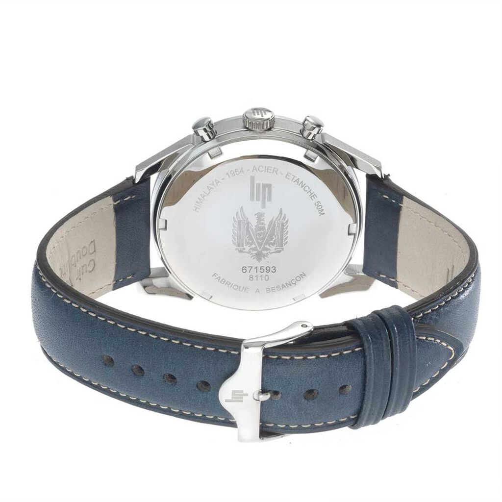 Montre Lip Himalaya Blanc Argenté