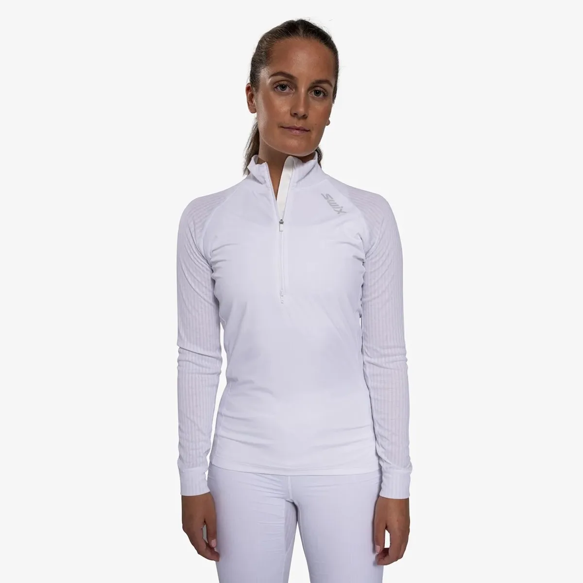 Swix Women's RaceX Classic Wind Half Zip Bright White
