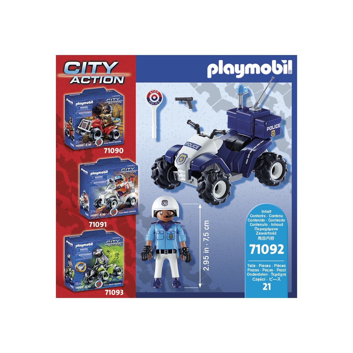 CITY ACTION POLICIER ET QUAD