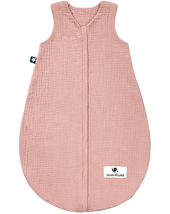 Musselin-Sommerschlafsack TERRA in dusty rose