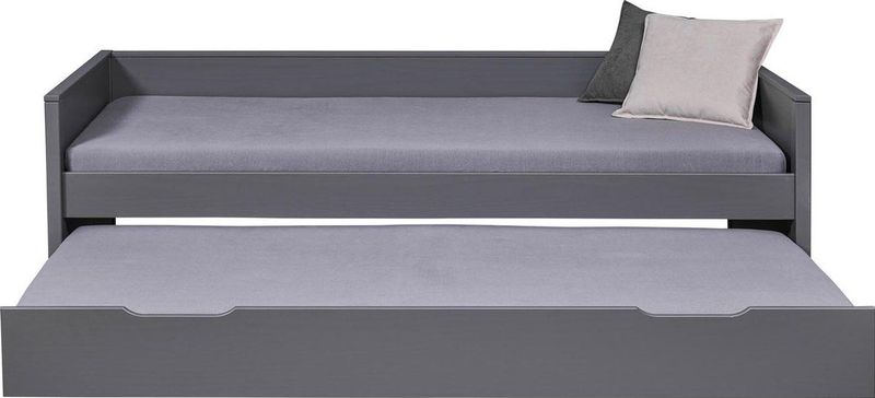Dream The Future - Uitschuifbed - Antraciet - 90 x 200 cm - 100% Melaminecoating