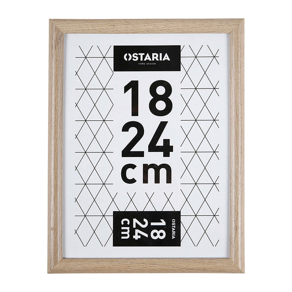 Cadre photo ONYX bois 18x24cm