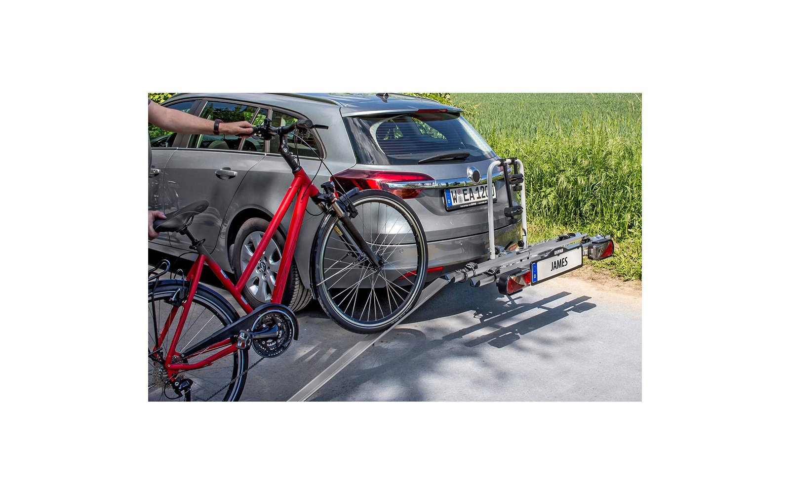 Eufab Auffahrschiene für Fahrradträger James und Poker-F