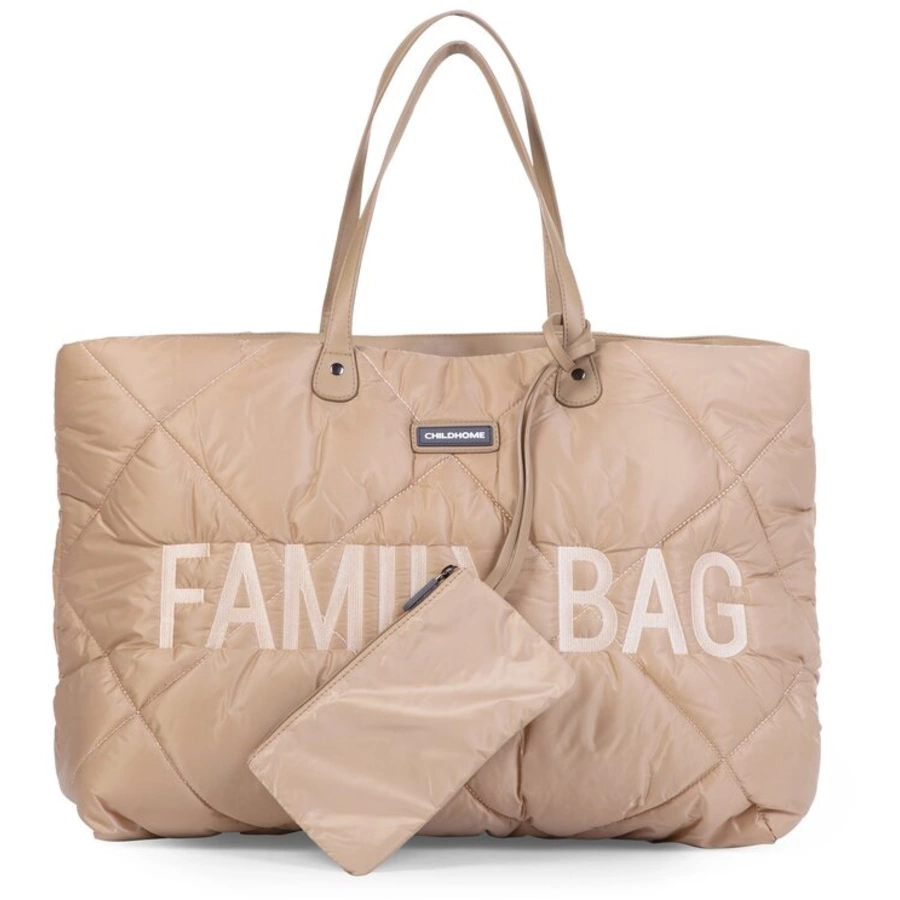 CHILDHOME Family Bag gesteppt beige