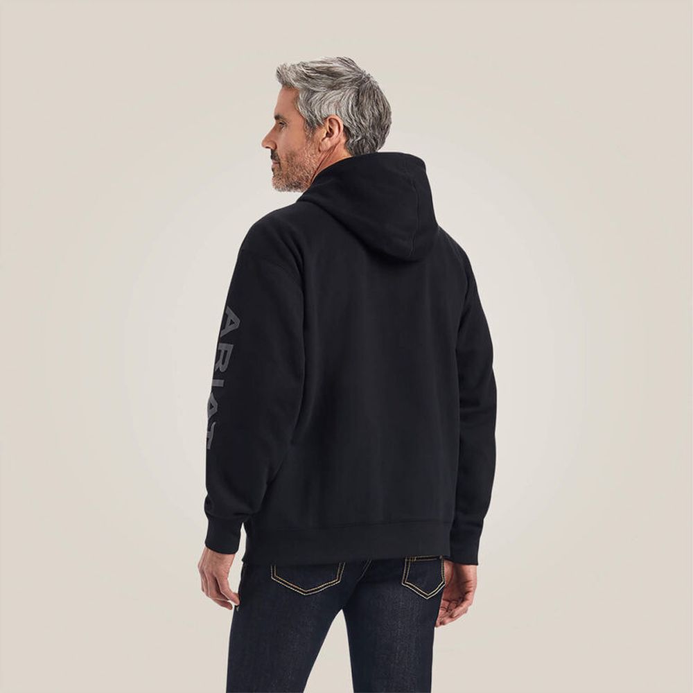 Ariat mens Logo Hoodie Black