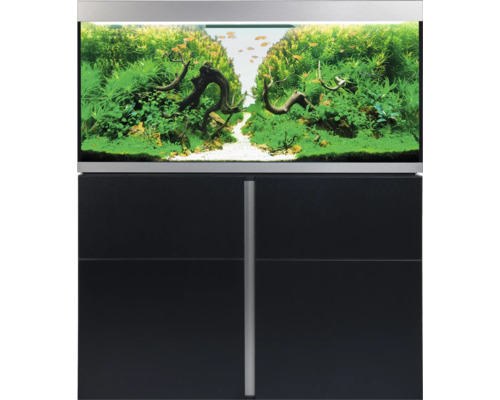 Fluval Siena 332 aquariumcombinatie met LED-verlichting, verwarming, buitenfilter en kast, 332 l, zwart, 110 x 55 x 128 cm
