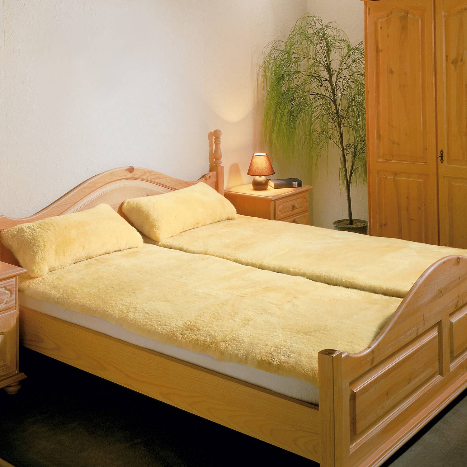 Kaiser Lammfell-Unterbett