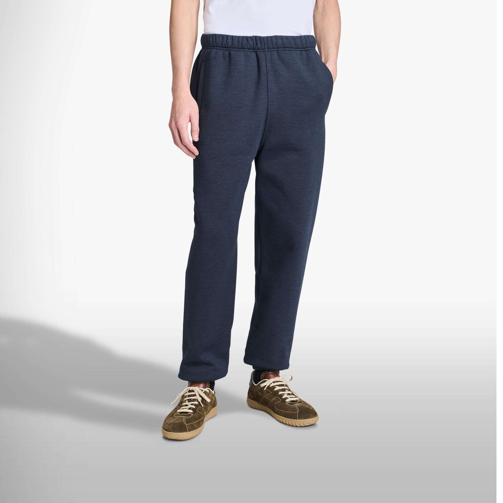 Pantalon De Jogging Avec Detail Cuir