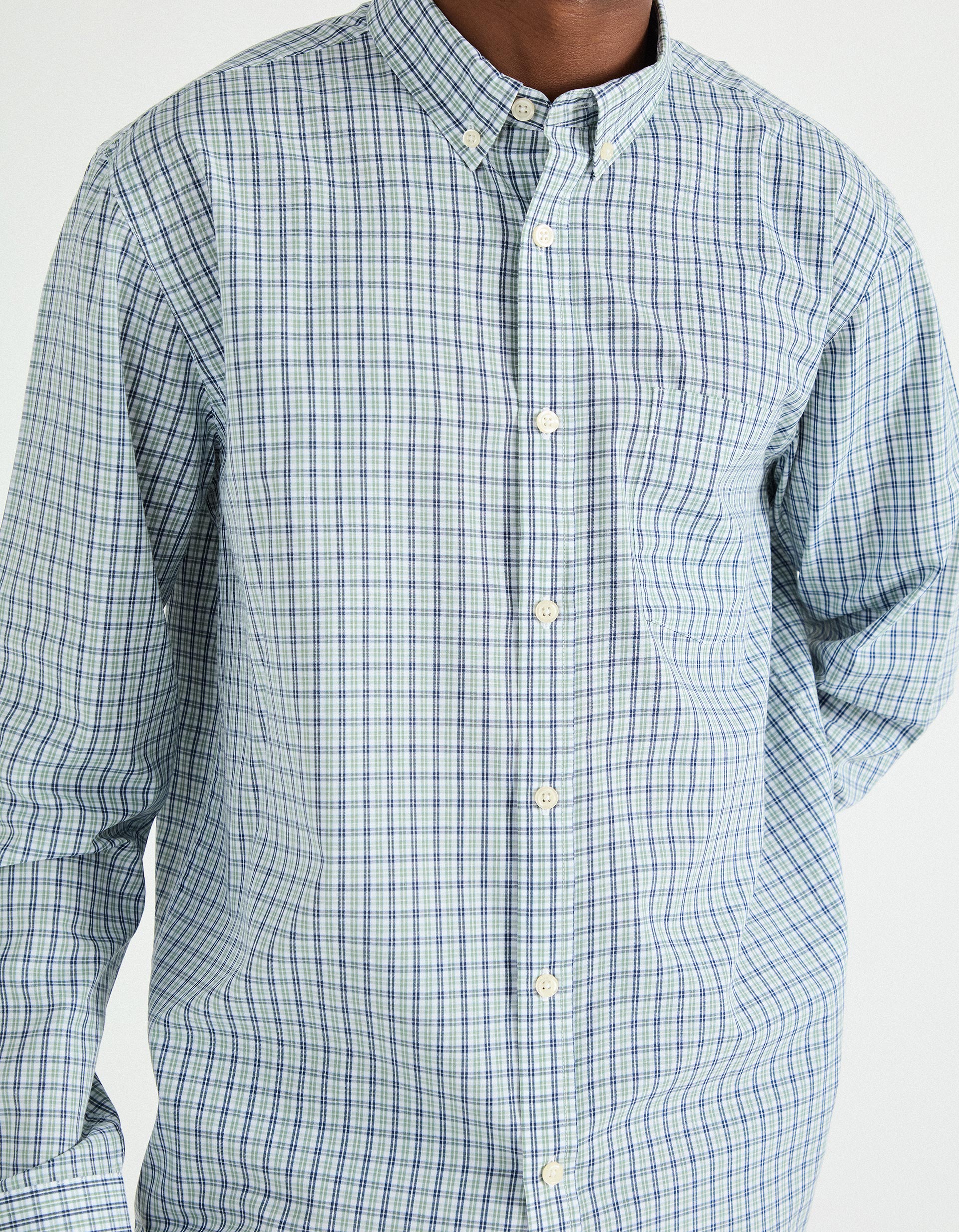 Camisa de Xadrez, Homem, Verde Escuro