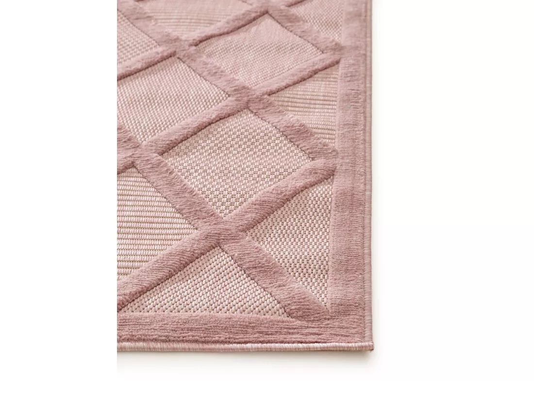 Tapis d'extérieur & intérieur Bonte Rose 80x150 cm