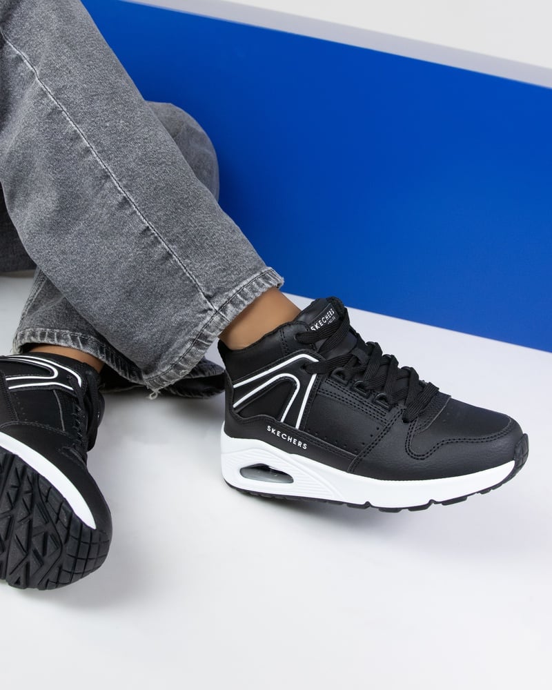 Skechers Uno Street Ryze Hoge sneakers  - zwart