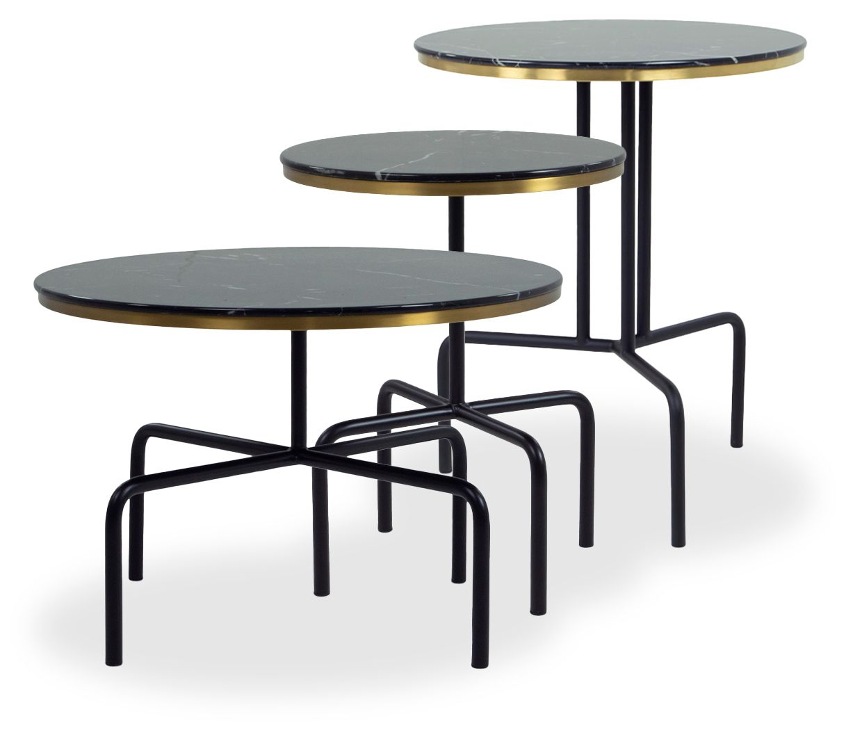 Salontafelset Vieve ⌀60  x H40 cm