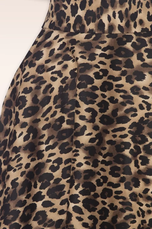 Banned Retro Cheetah Girl swing rok in luipaard