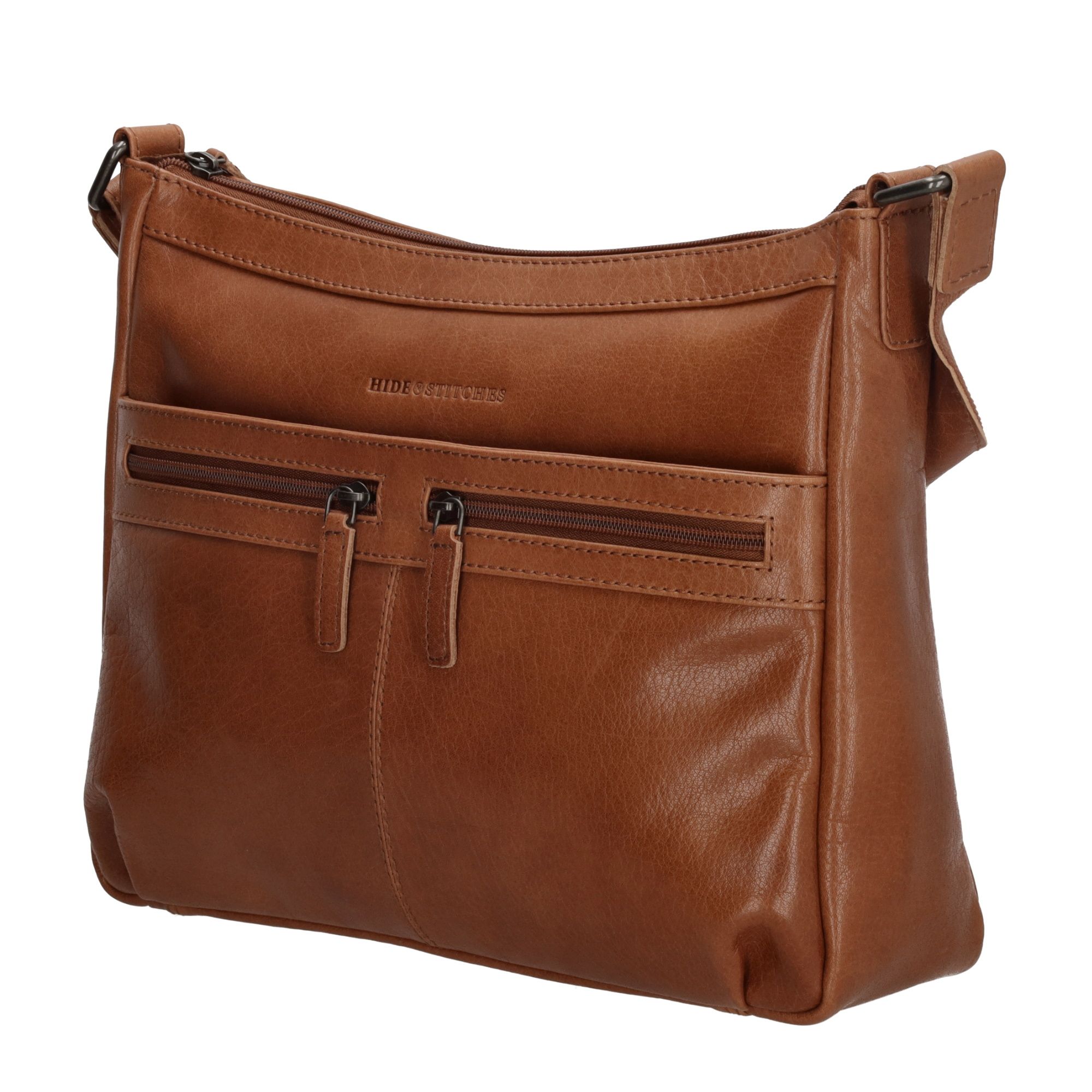 Hide & Stitches San Antonio Schoudertas Bruin
