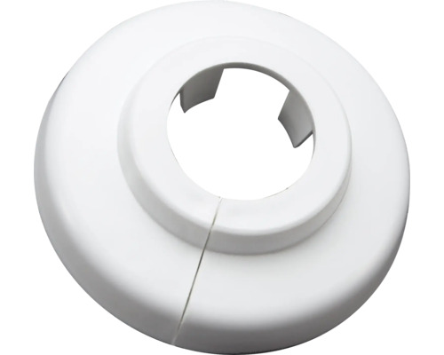 Radiatorrozet, wit kunststof, zelfklevend, 22 mm