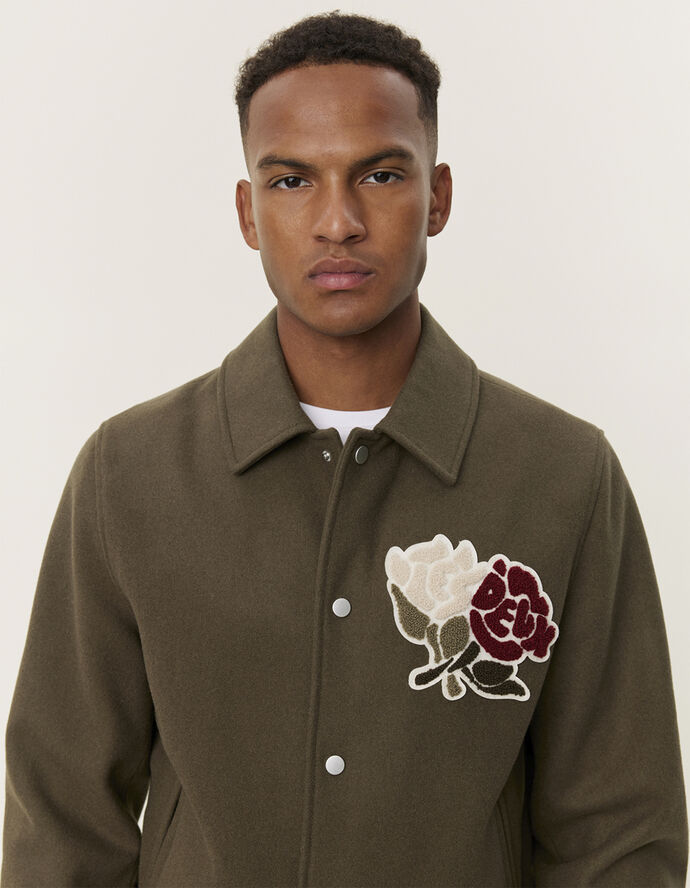 Les Deux Felipe Varsity Wool Jacket 522522