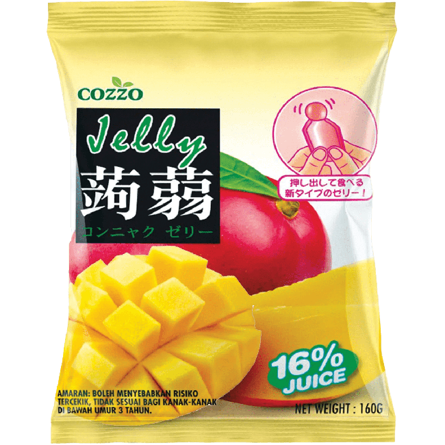 Cozzo Konnyaku Jelly Mango Smaak 160g