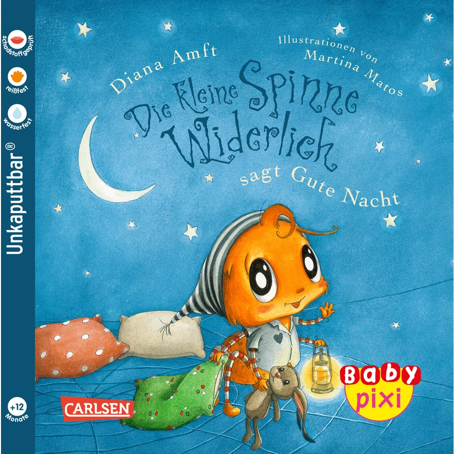 CARLSEN Baby Pixi (unkaputtbar) 119: Die kleine Spinne Widerlich sagt Gute Nacht