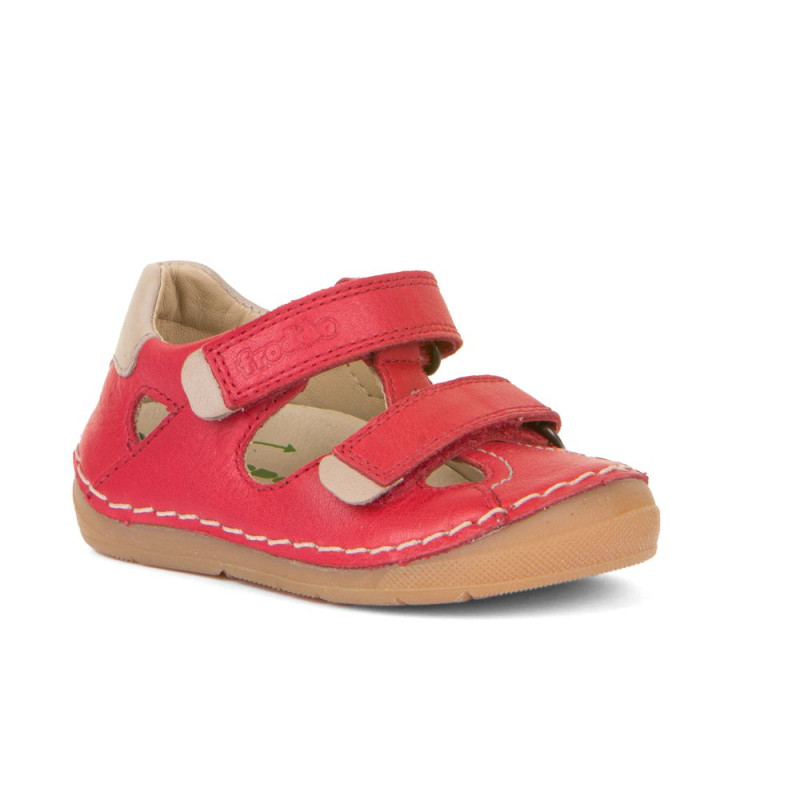 Froddo Froddo Amplio Paix Sandales Deux Scratchs Rouge