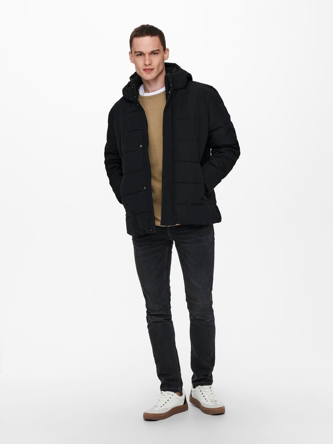ONSCAYSON Daunenjacke Black