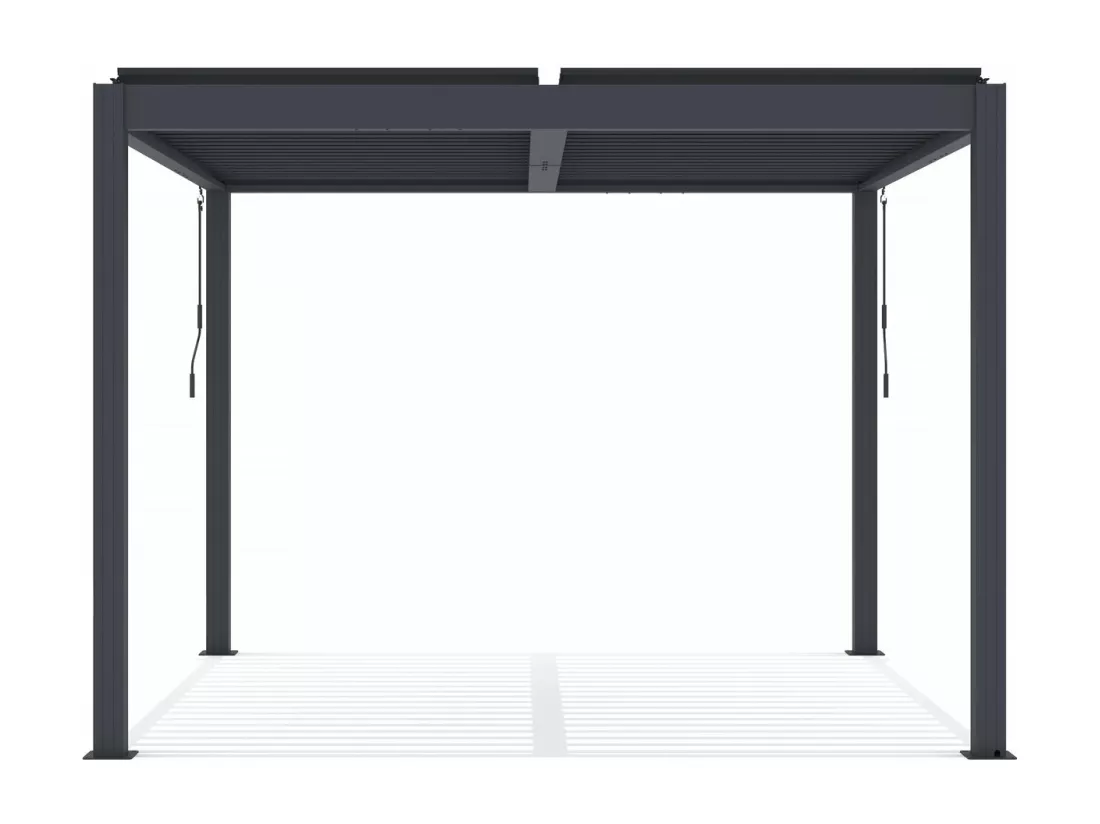 Pergola bioclimatique en aluminium 