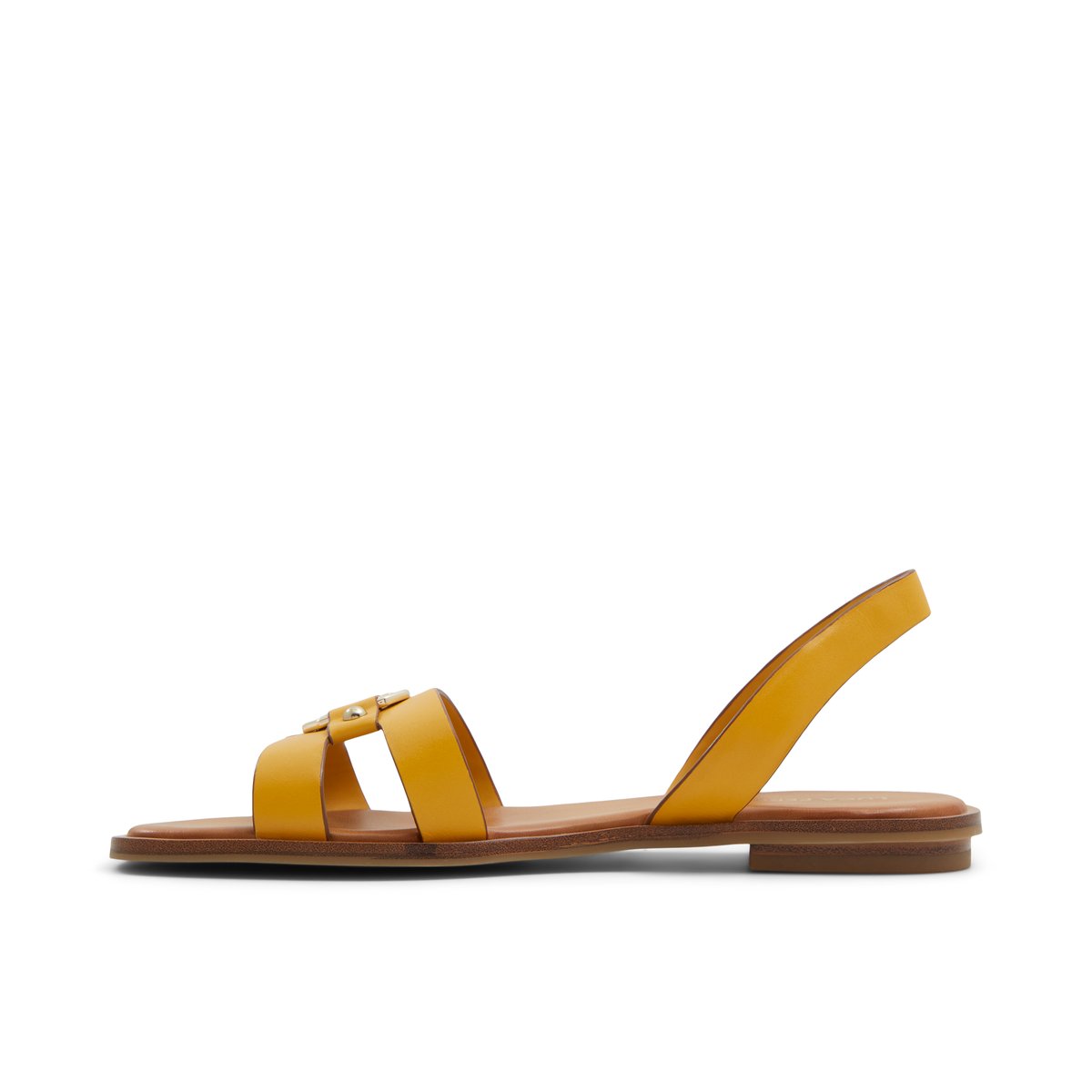 LUCA FERRI-Calelden-Sandales à bride arrière - Talon plat - Jaune