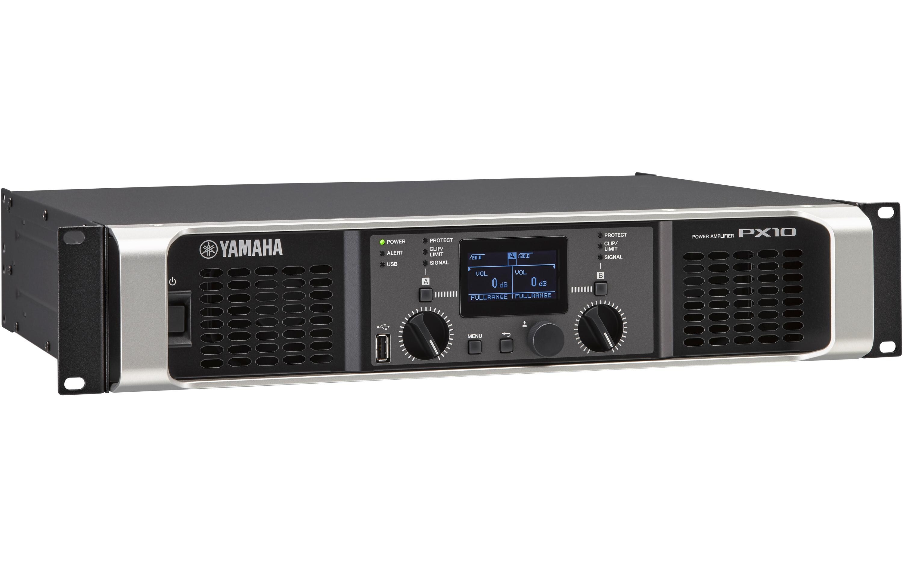 Endstufe PX 10 - 2x 1200 W<br>Digitaler 2-Kanal-Leistungsverstärker für Live-Beschallung und Installation