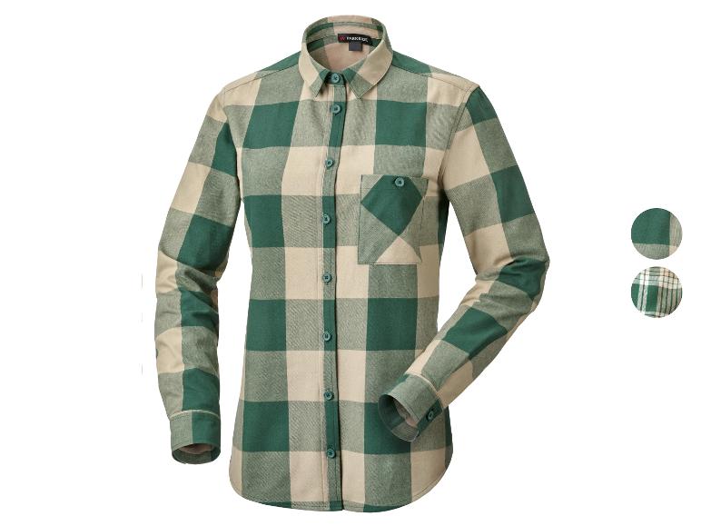 Flanellen dames blouse