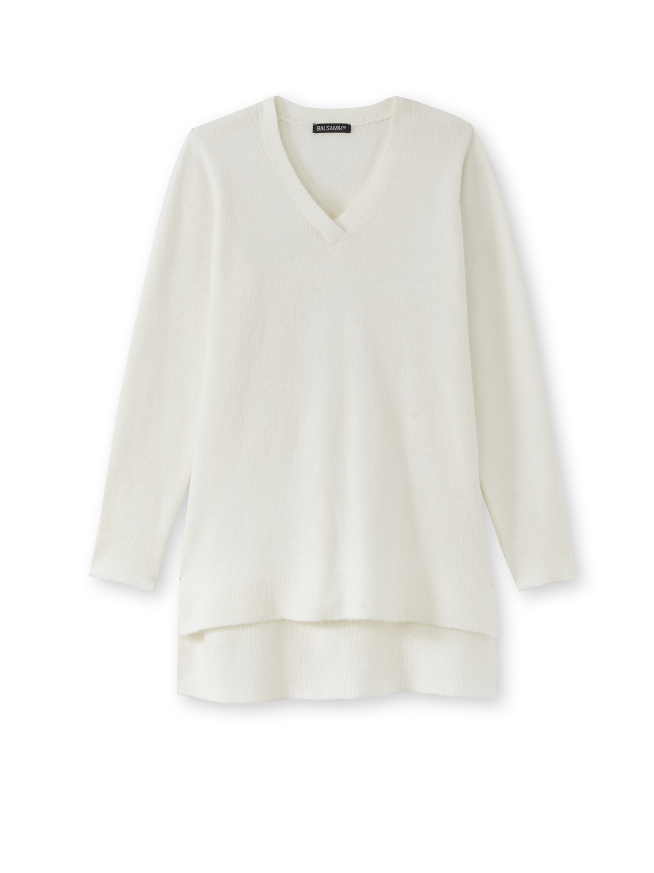 Pull tunique encolure V