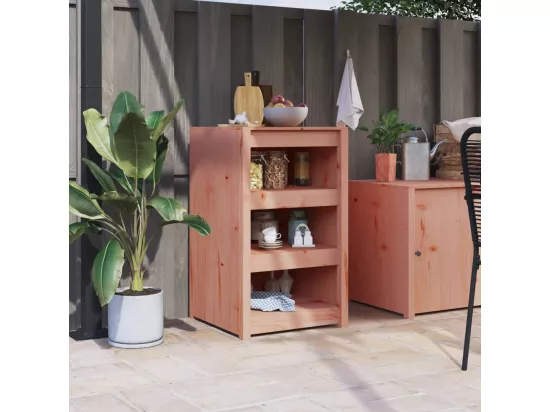 Armoire de cuisine d'extérieur 55x55x92 cm bois massif douglas