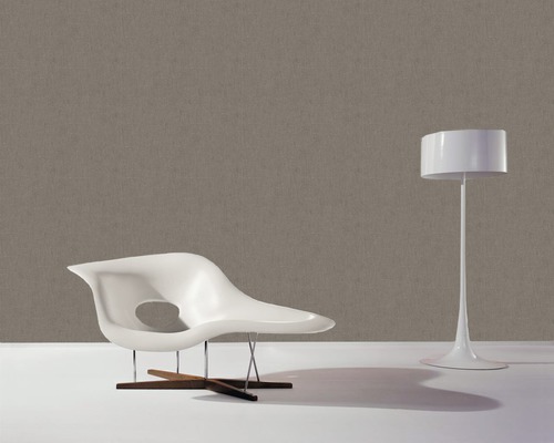 Vliesbehang 53301 Colani VISIONS effen bruin