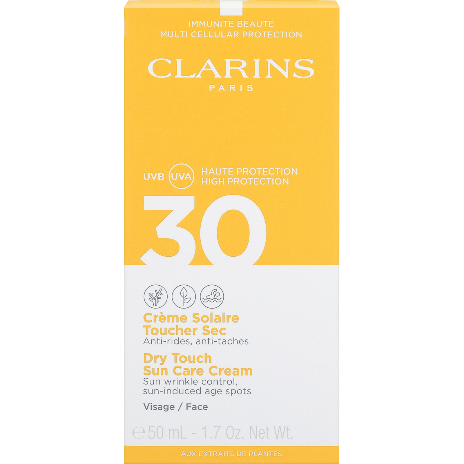 Clarins Dry Touch Sonnencreme Gesicht SPF 30 50 ml