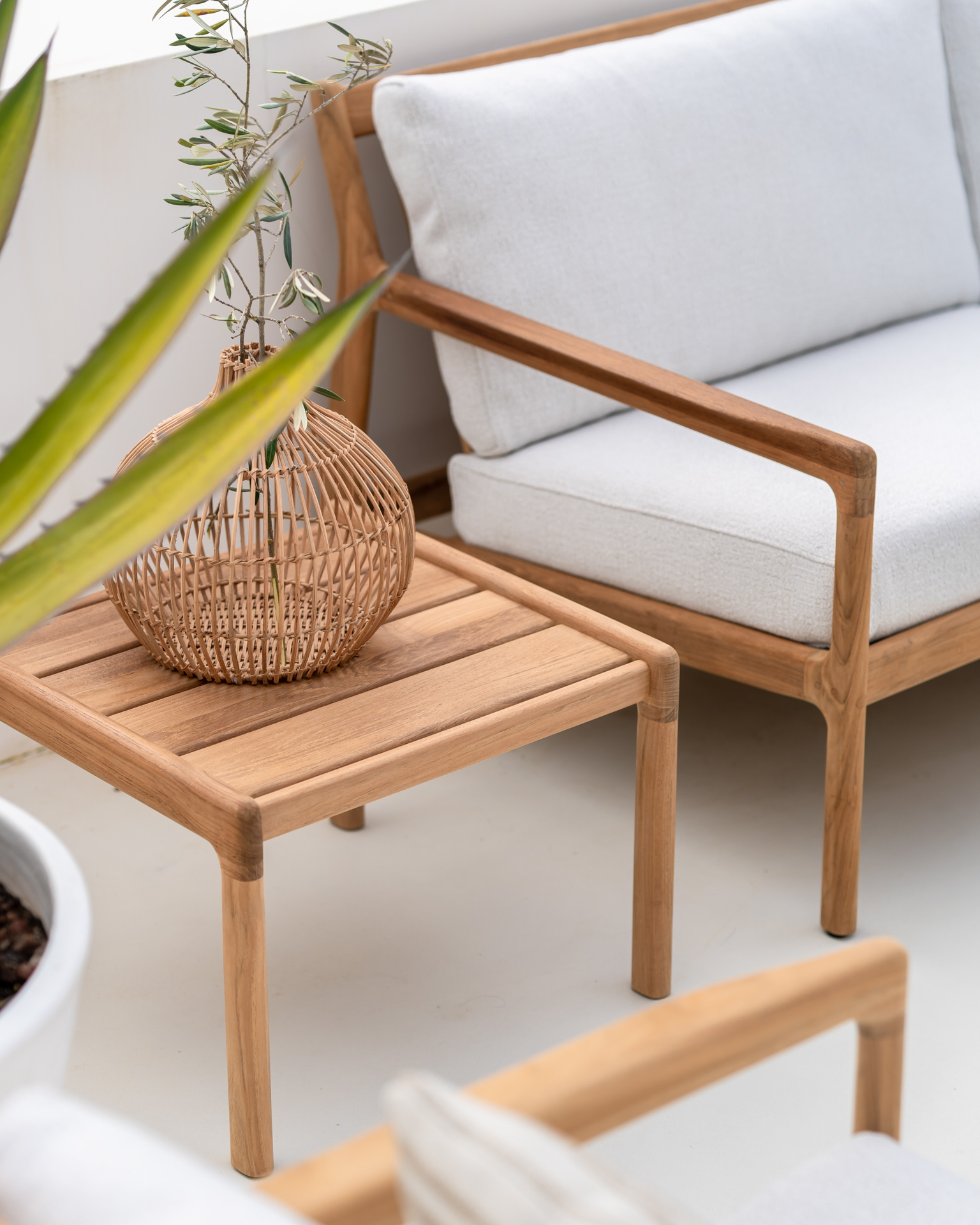 Teak Jack koffietafel 120x65 - outdoor