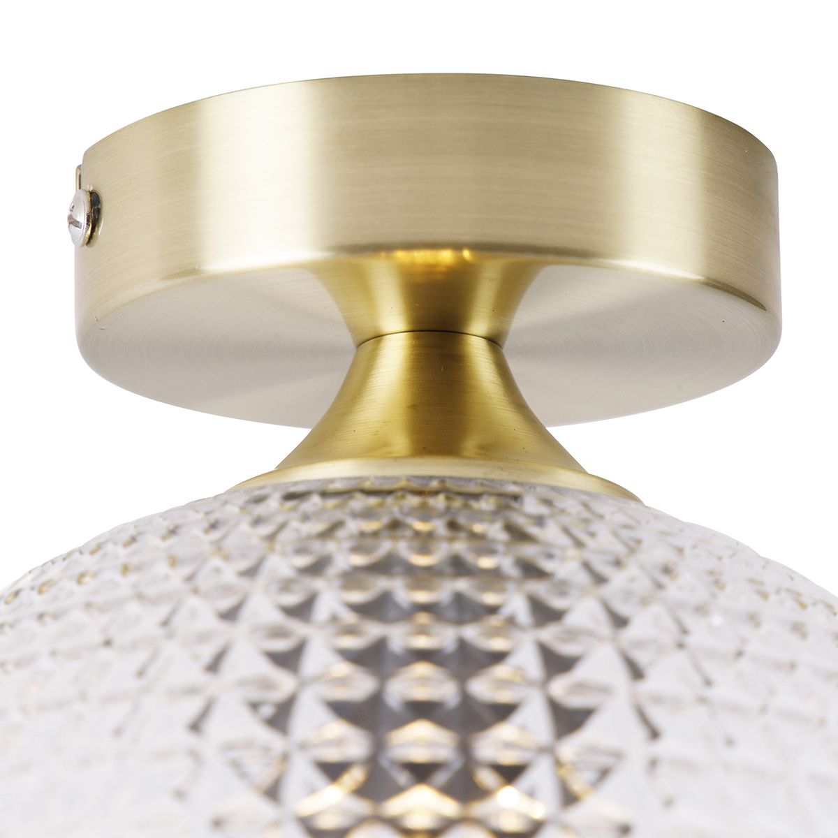 Smart Art Deco plafondlamp messing incl. Wifi A60 - Sphere