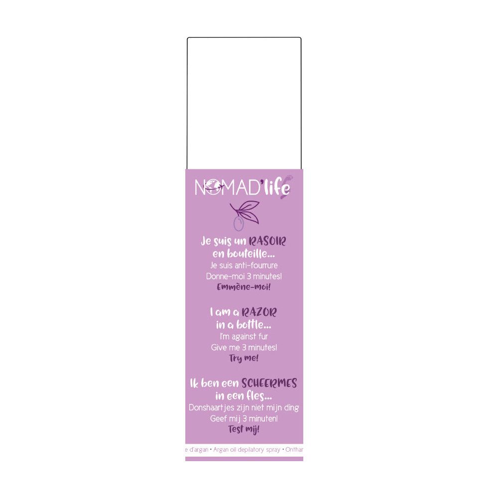 Nomad'Life - Enthaarungsschaum Nimm Mich Mit - Argan