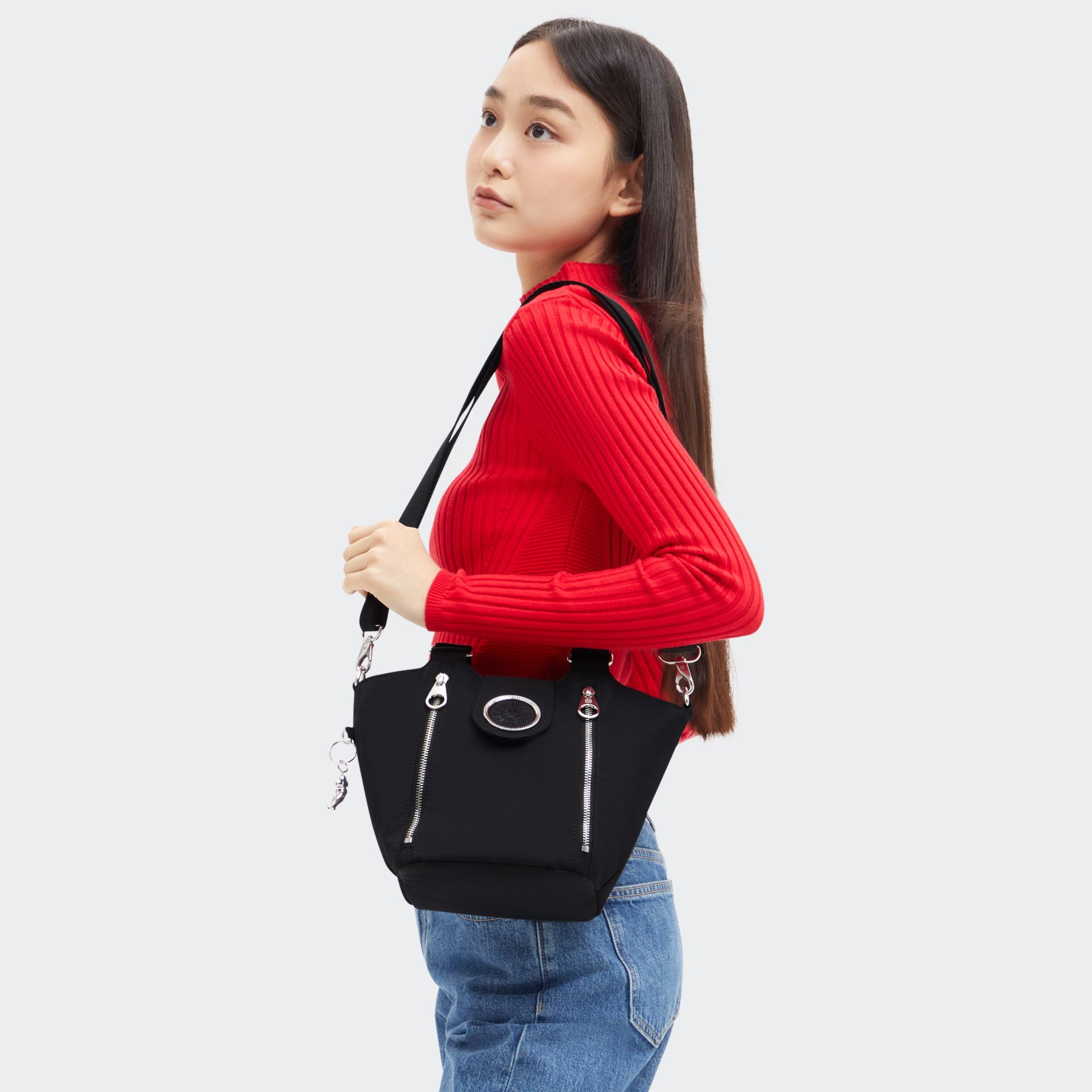 RECICELY S Petit sac à bandoulière avec sangle amovible - Black Spice