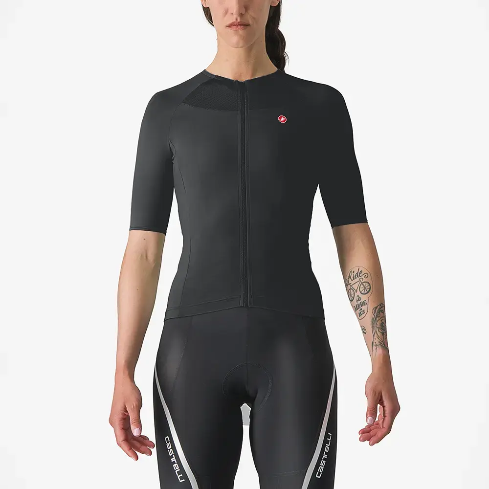 Castelli Velocissima 2 Fietsshirt Korte Mouwen Zwart Dames
