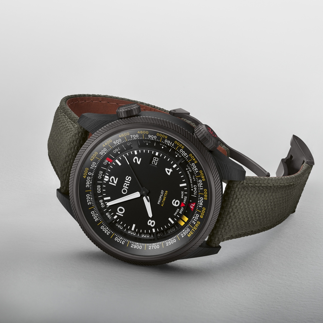 Oris Big Crown ProPilot Altimeter mit Meter-Skala