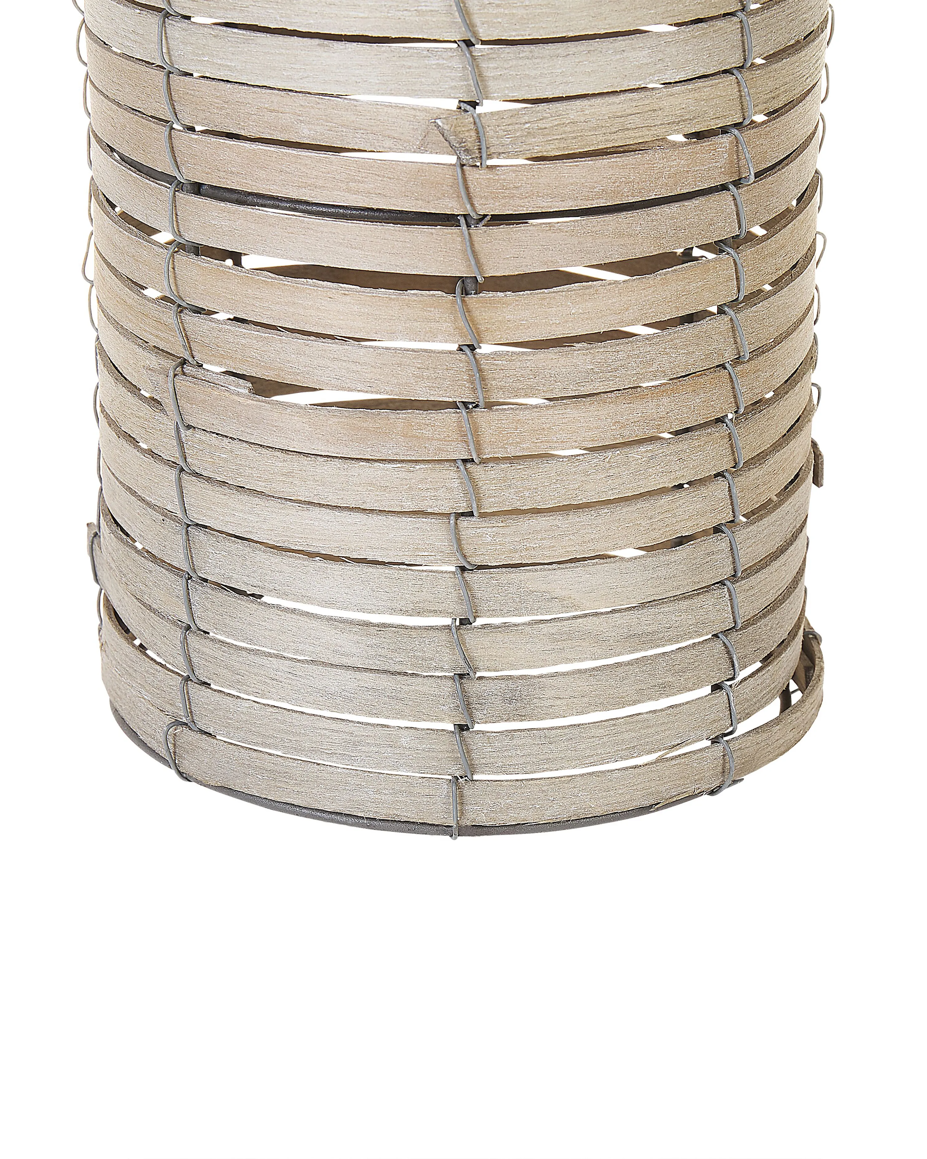 Set van 3 kaarshouders ROVARE Populierenhout 60/39/25 cm Grijs