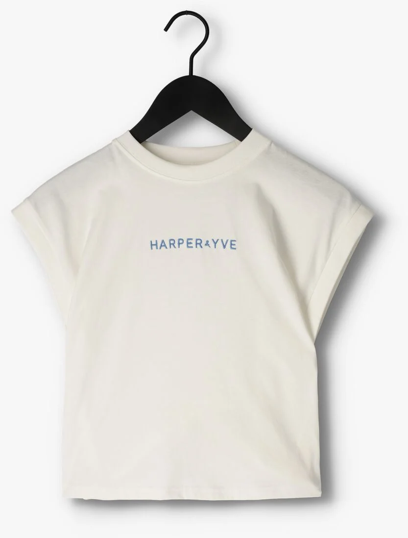 HARPER & YVE ecru harper & yve blouse cropped muscle-ss