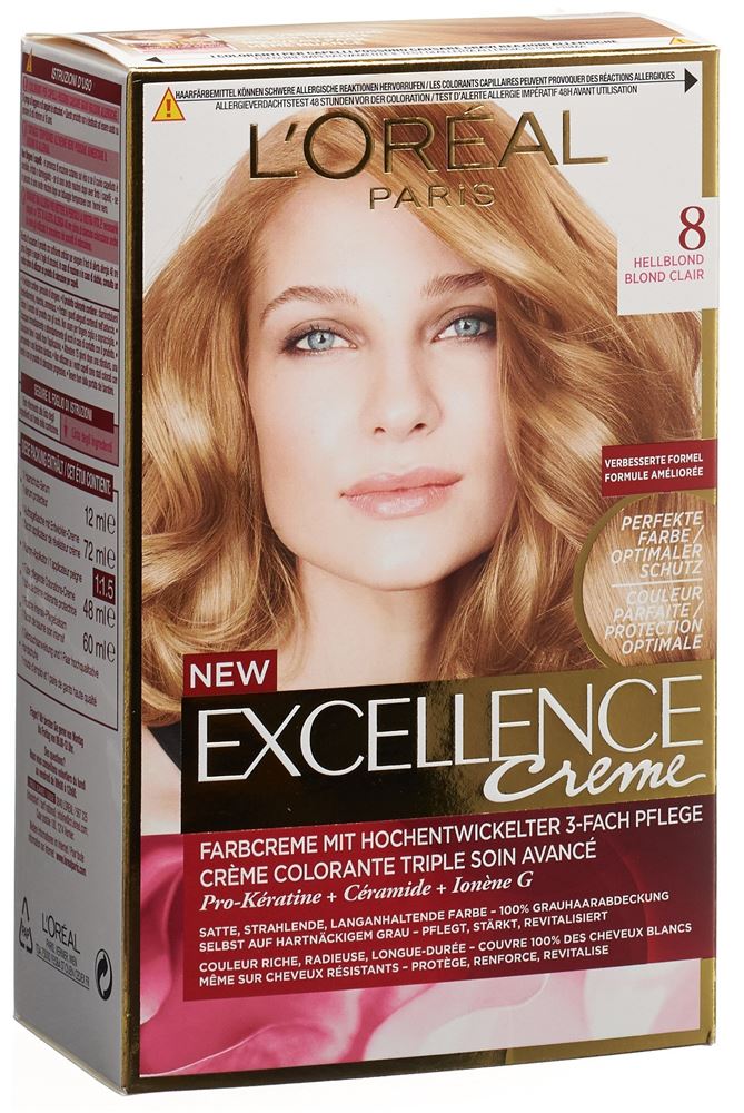 EXCELLENCE Creme Triple Protection Creme 8 hellblond 1 Stk