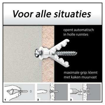 Toggler alligatorpluggen AF6 6 mm 6 stuks