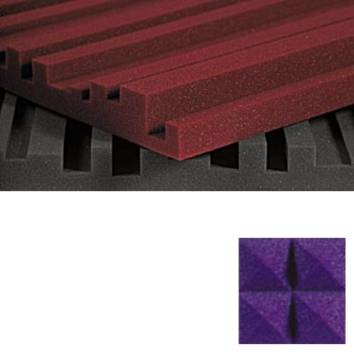 Auralex Studiofoam Metro PUR Purple 24x48x2 absorber paars (per stuk)