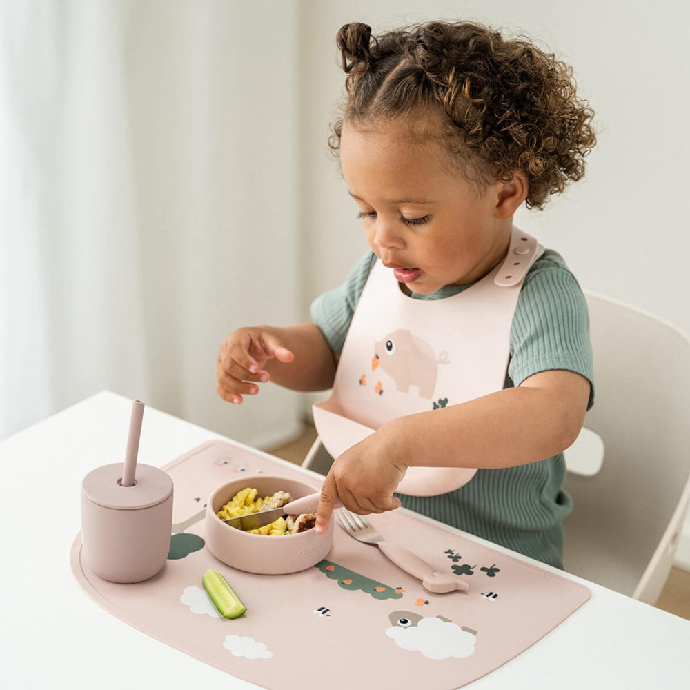 Køb DonebyDeer Tiny Farm Powder Silikone Sugerørskop 2-Pak