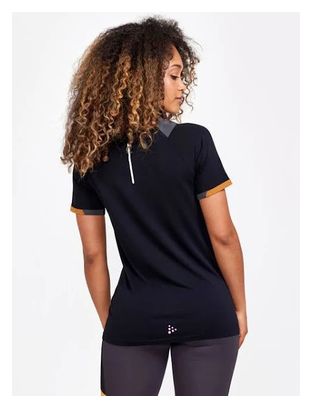 Maillot manches courtes Femme Craft Pro Trail Noir Orange