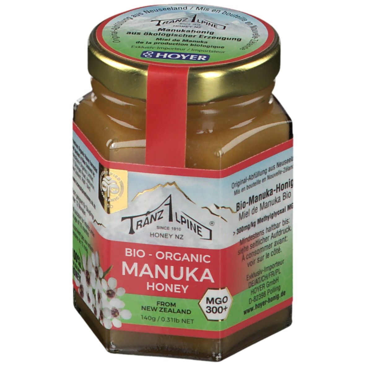 Tranz Alpine® Bio Manuka Honig