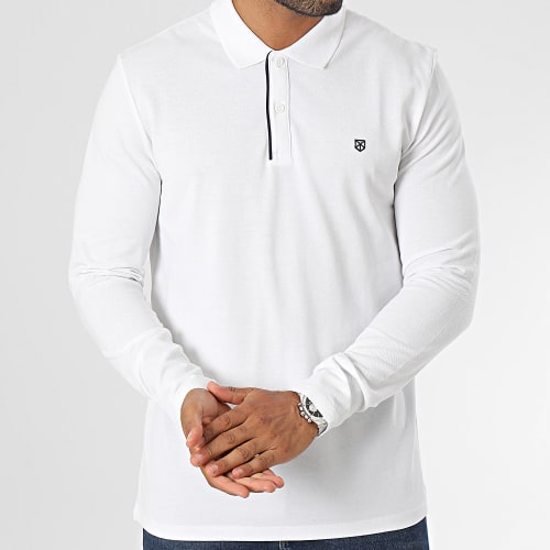 Polo Manches Longues Sainz Blanc