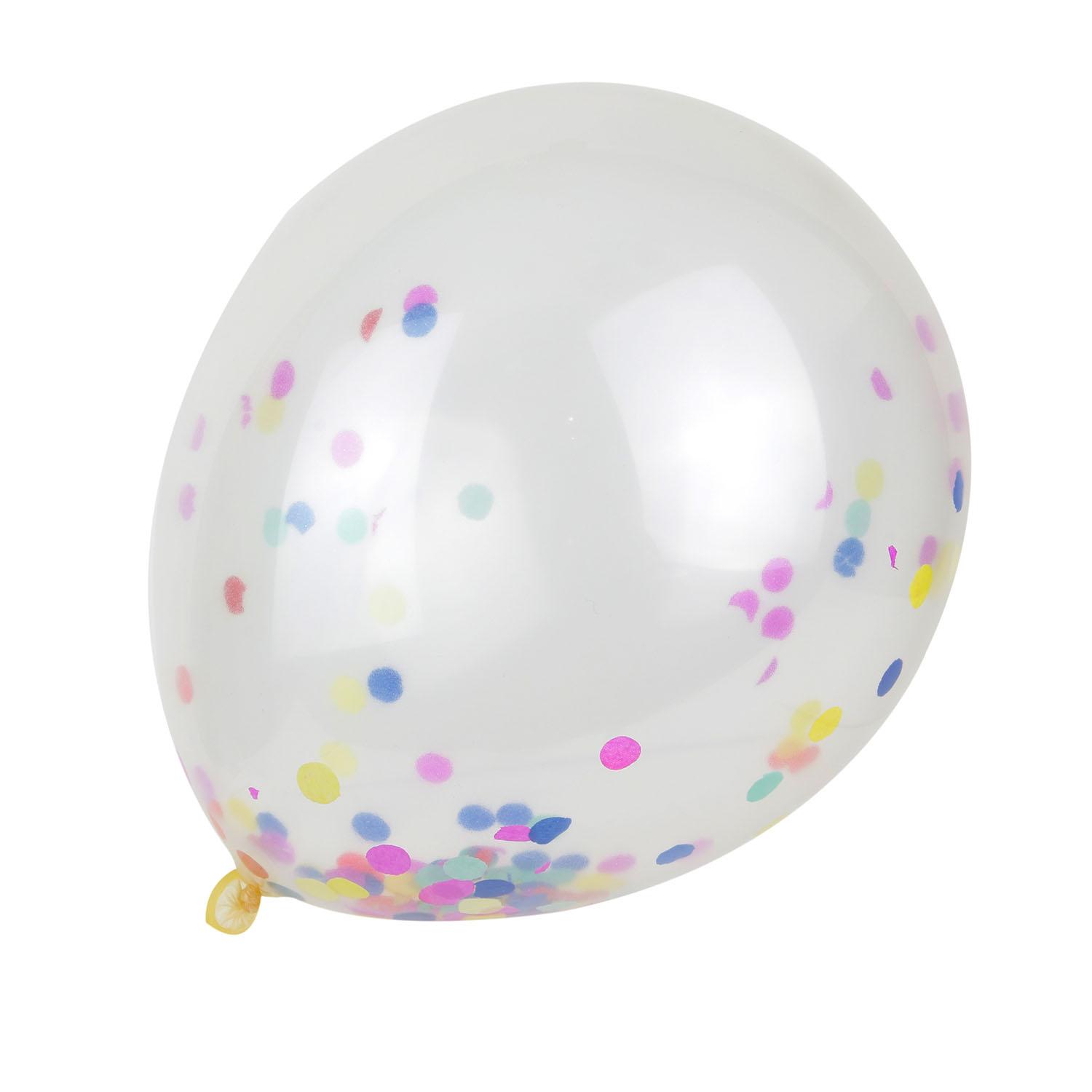 BALLON CONFETTIS X10