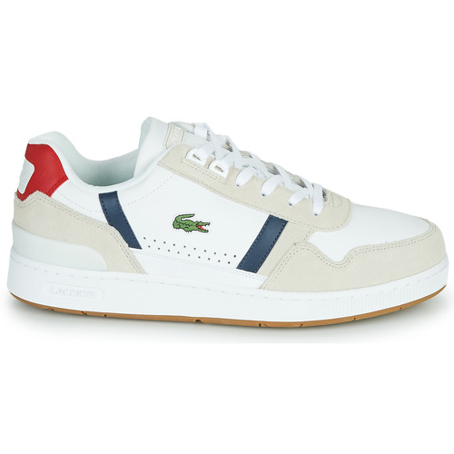 Lacoste - T-CLIP 0120 2 SMA Blanco / Marino / Rojo